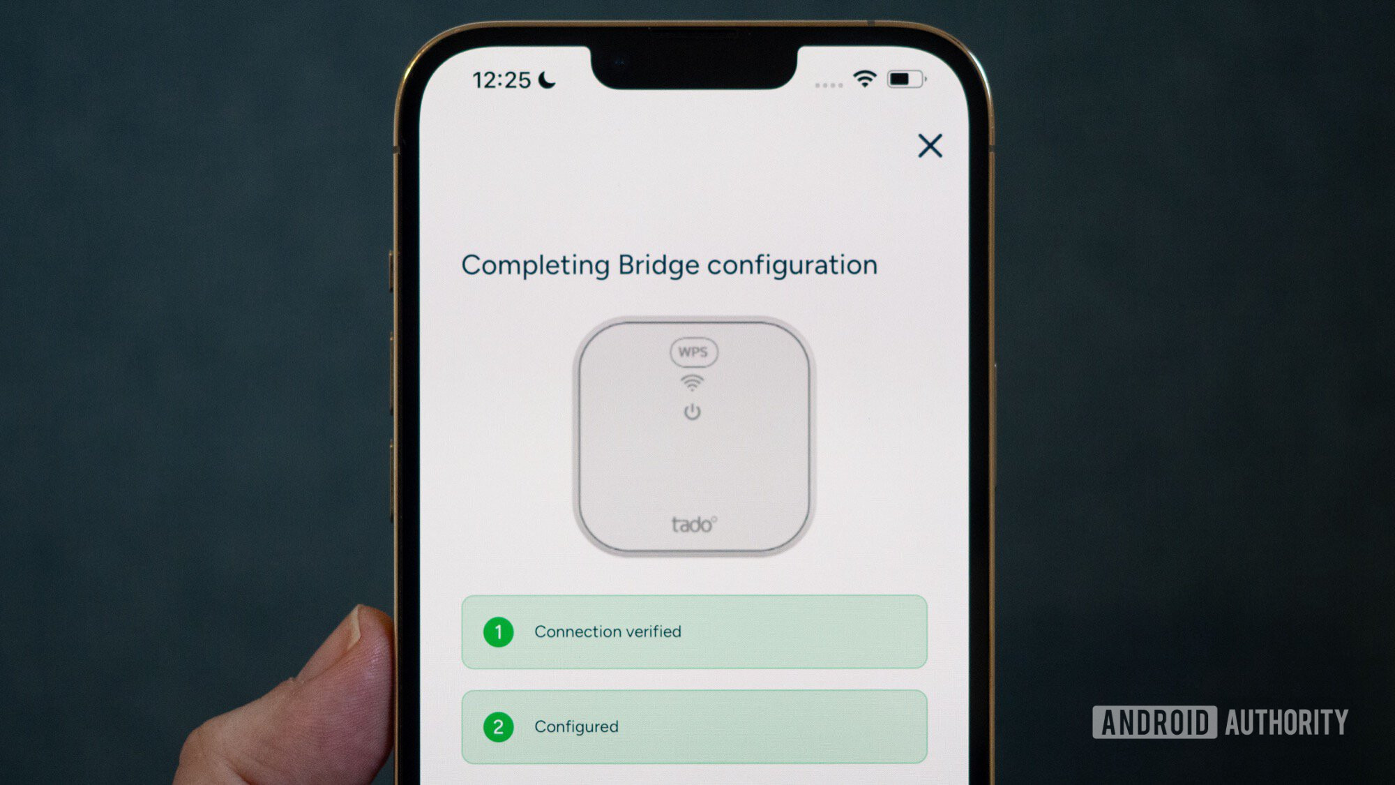 tado x thermostat app bridge configuration