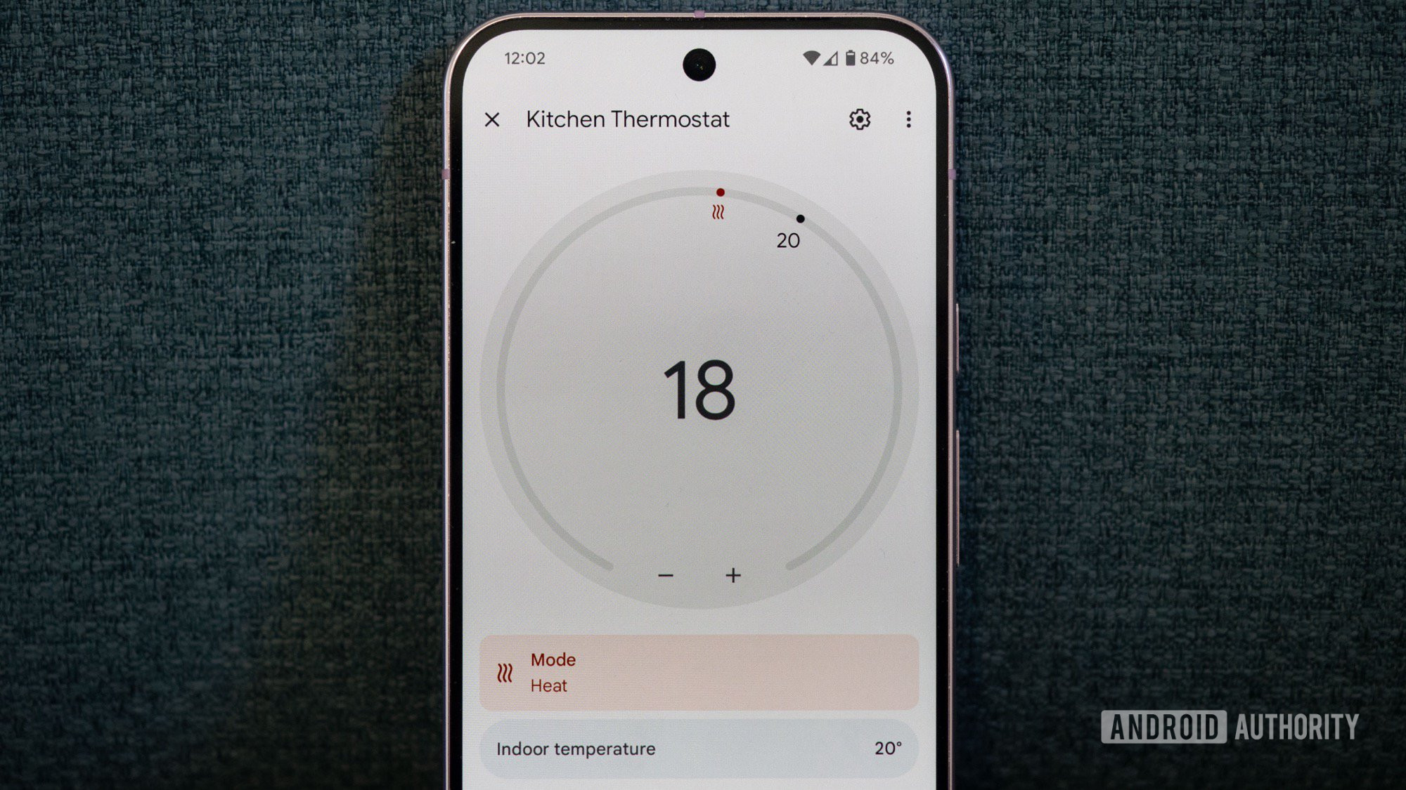 tado x thermostat in google home