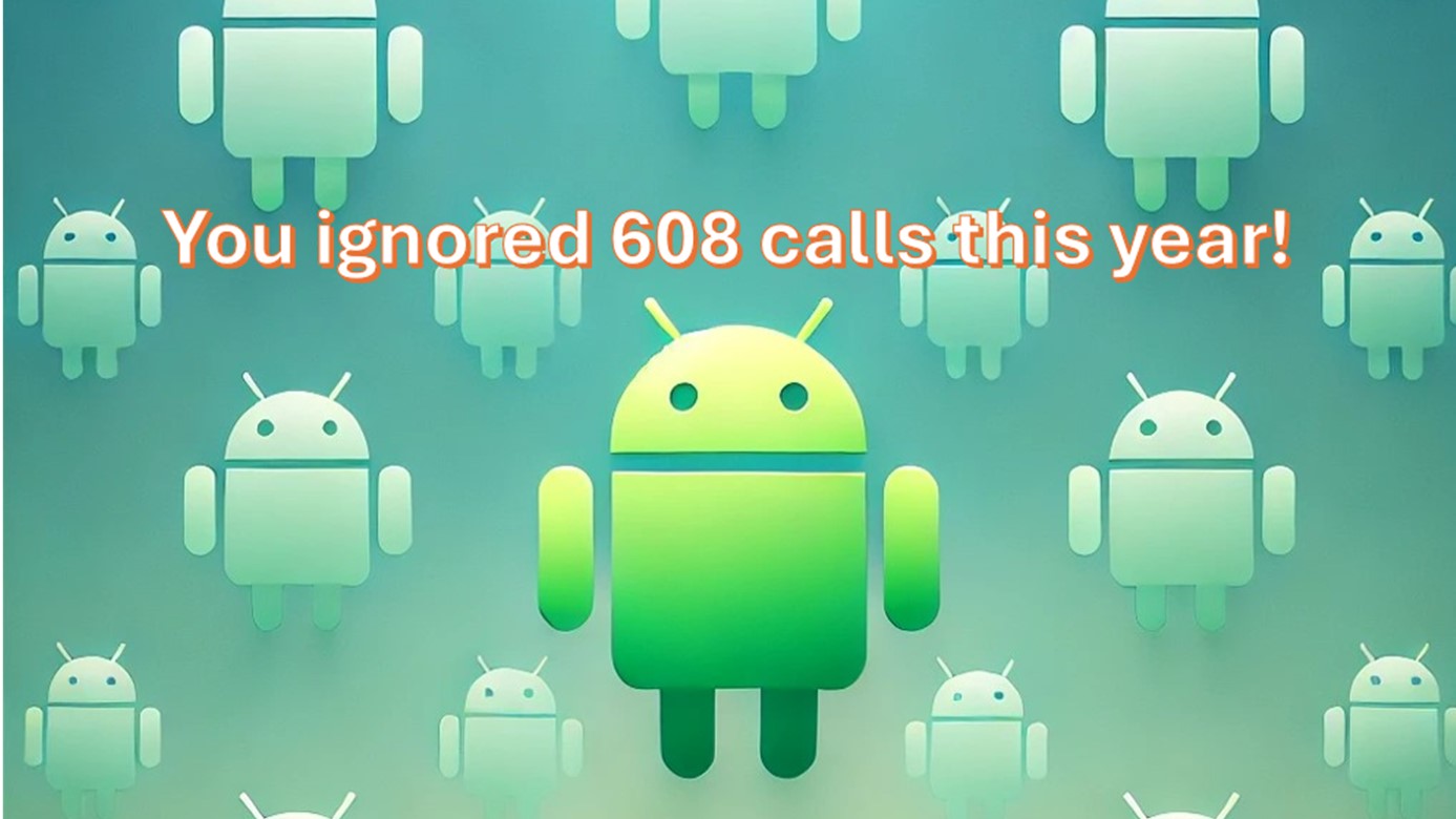 Android Wrapped Ignore Calls