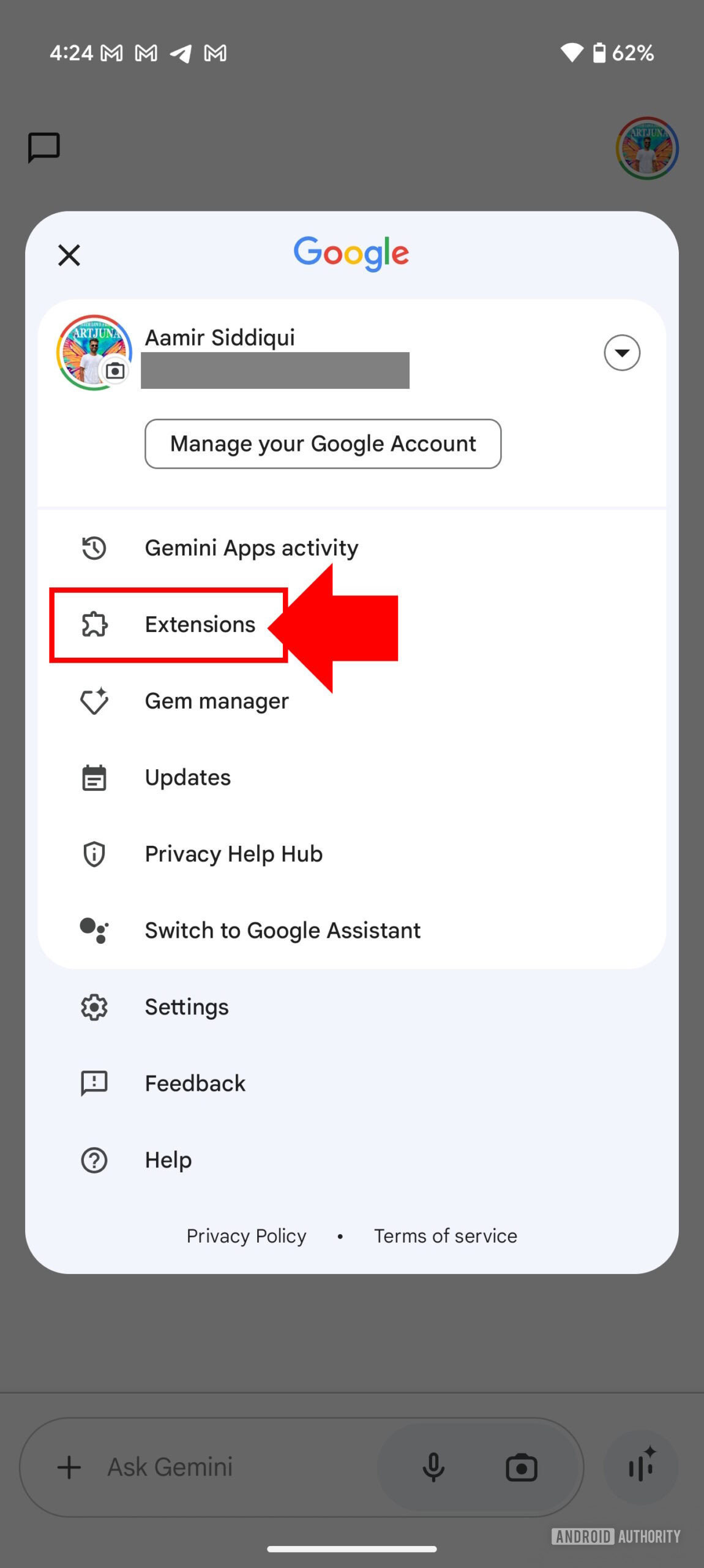 Google Gemini for Android Utilities Extensions 2