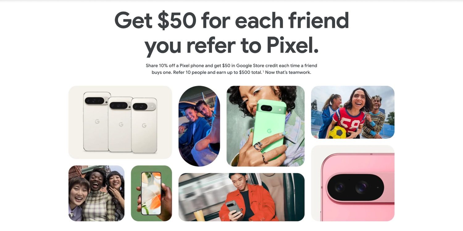 Google Pixel Referral Rewards Program 2024