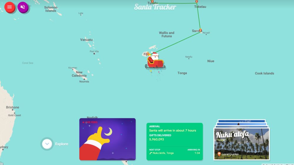 Santa Claus is coming to town and you can now track him on Google