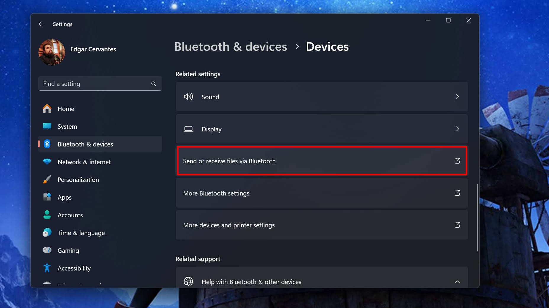 How to transfer files from Android to PC using Bluetooth 2