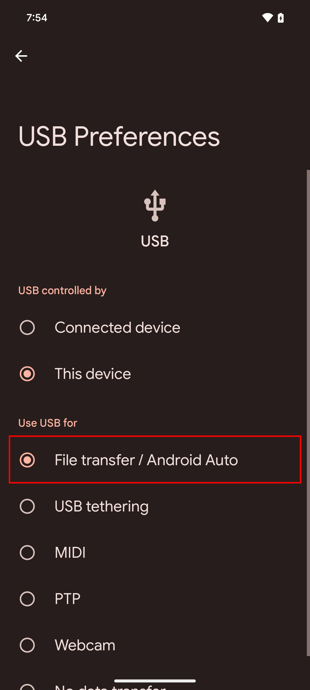 How to transfer files from Android to PC using a USB cable 3