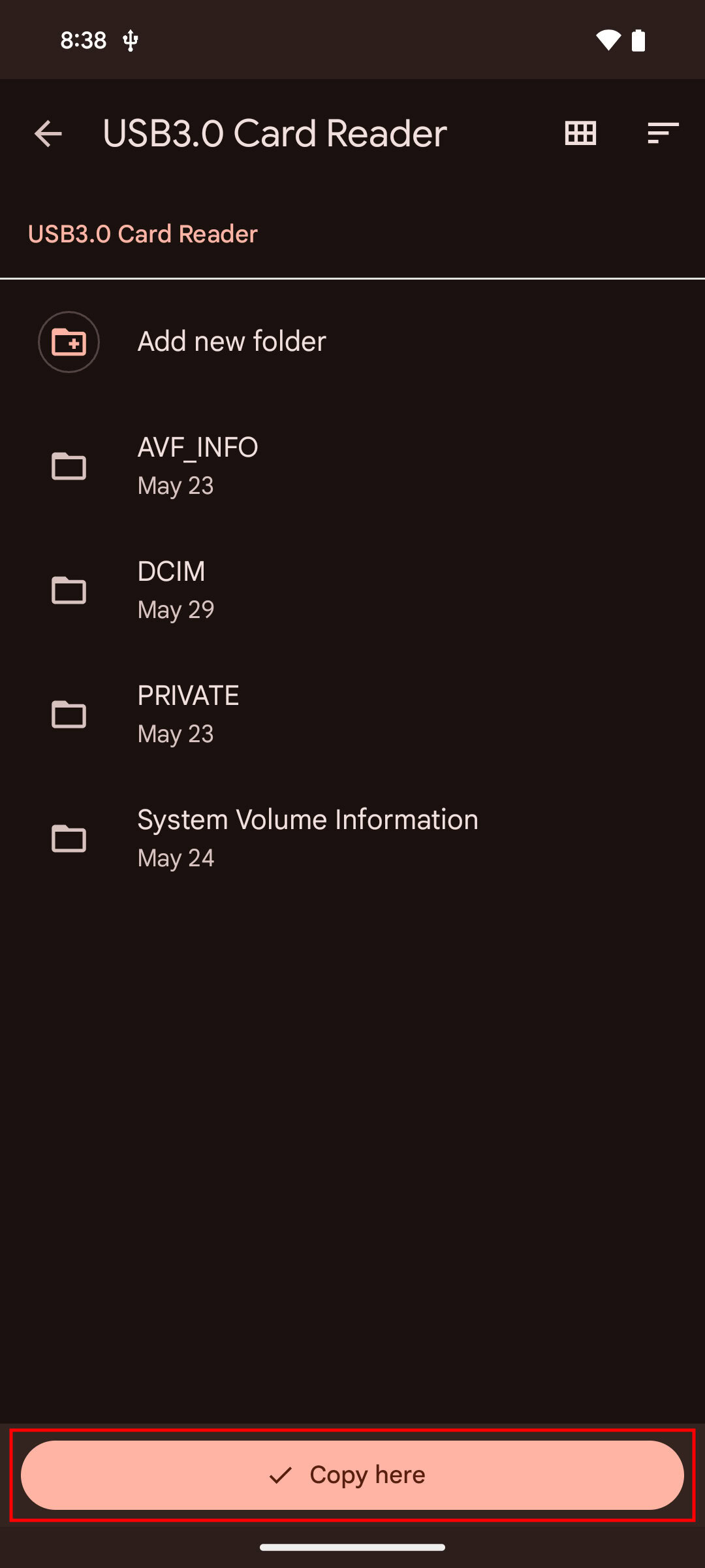 How to transfer files from Android to PC using a microSD card or USB flash drive 5