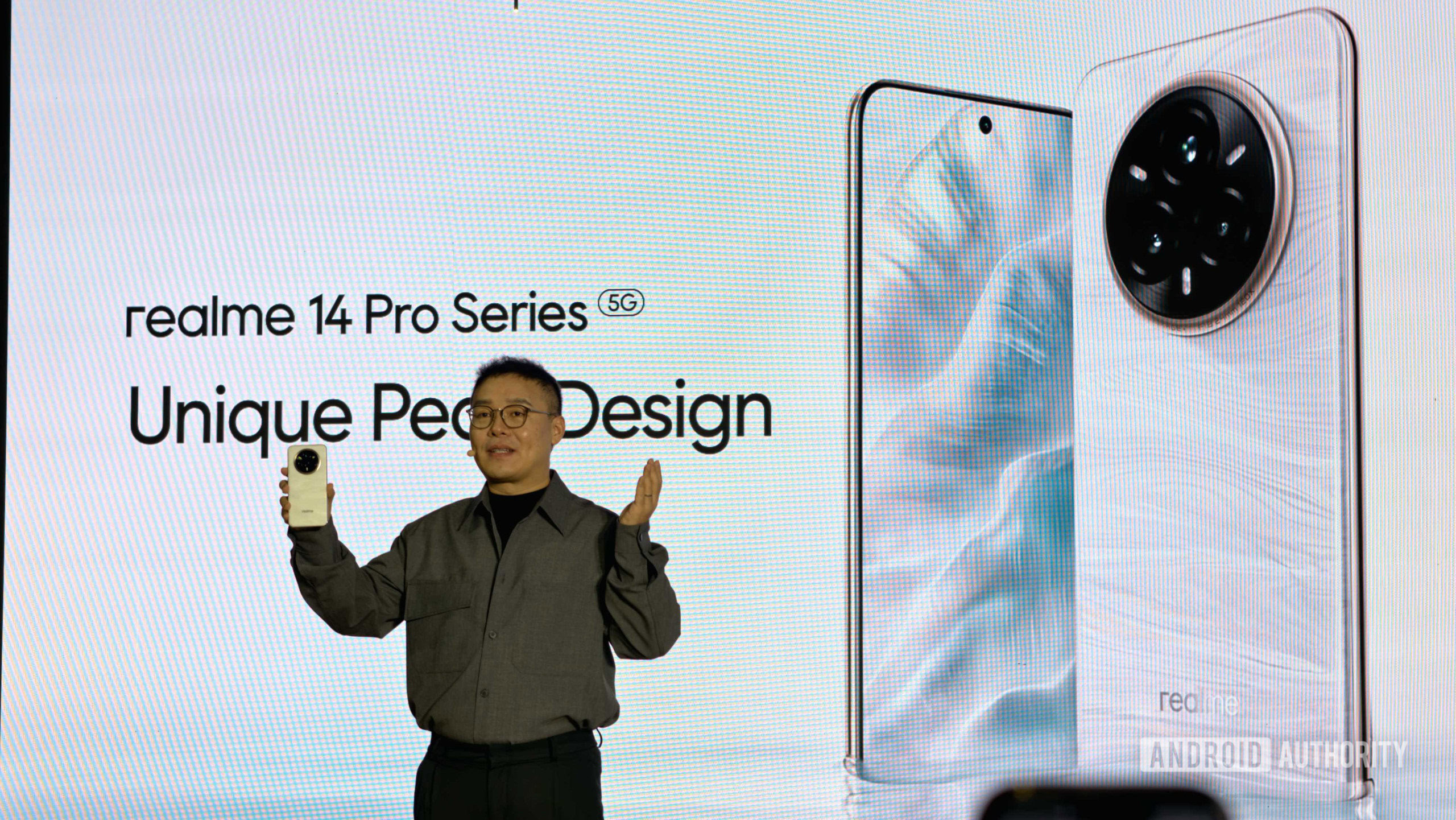 Realme 14 Pro series on stage