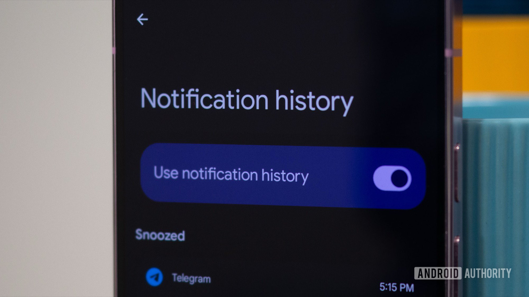 android notification tricks history