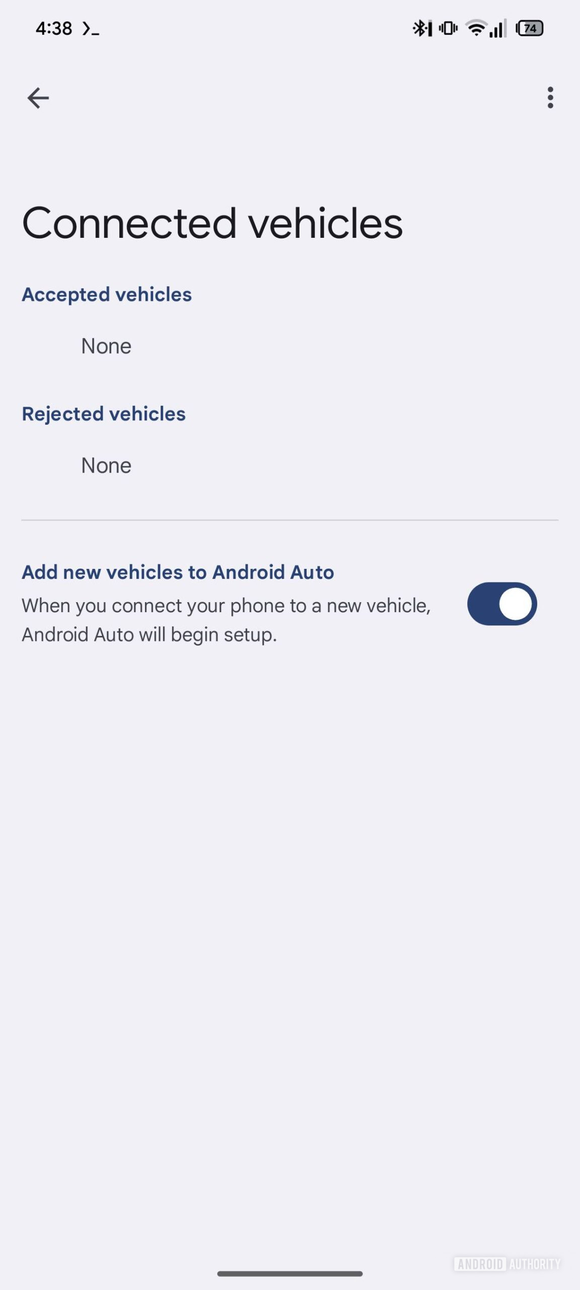 Android Auto settings new 2