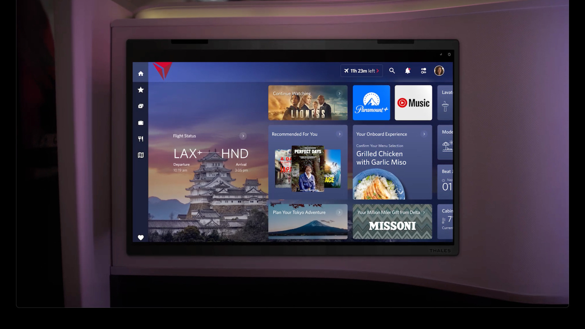 Delta is upgrading your in-flight entertainment with YouTube Premium on 4K screens