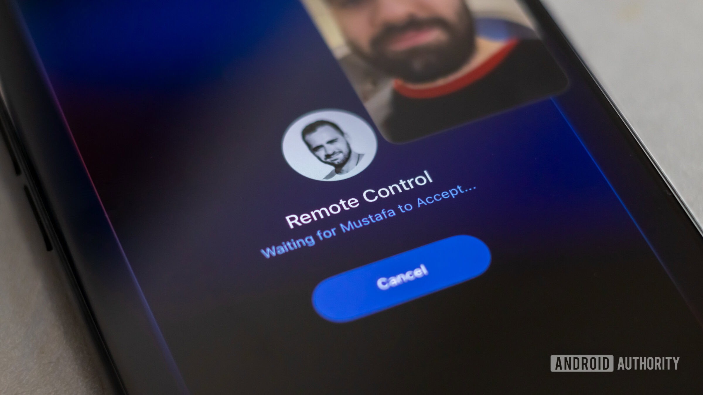 FaceTime remote control request