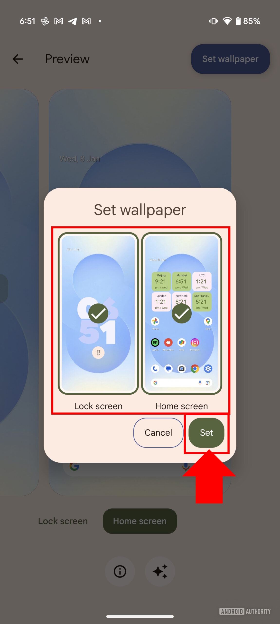 How to set wallpaper on Android Google Pixel 9 Pro XL on Android 15 5