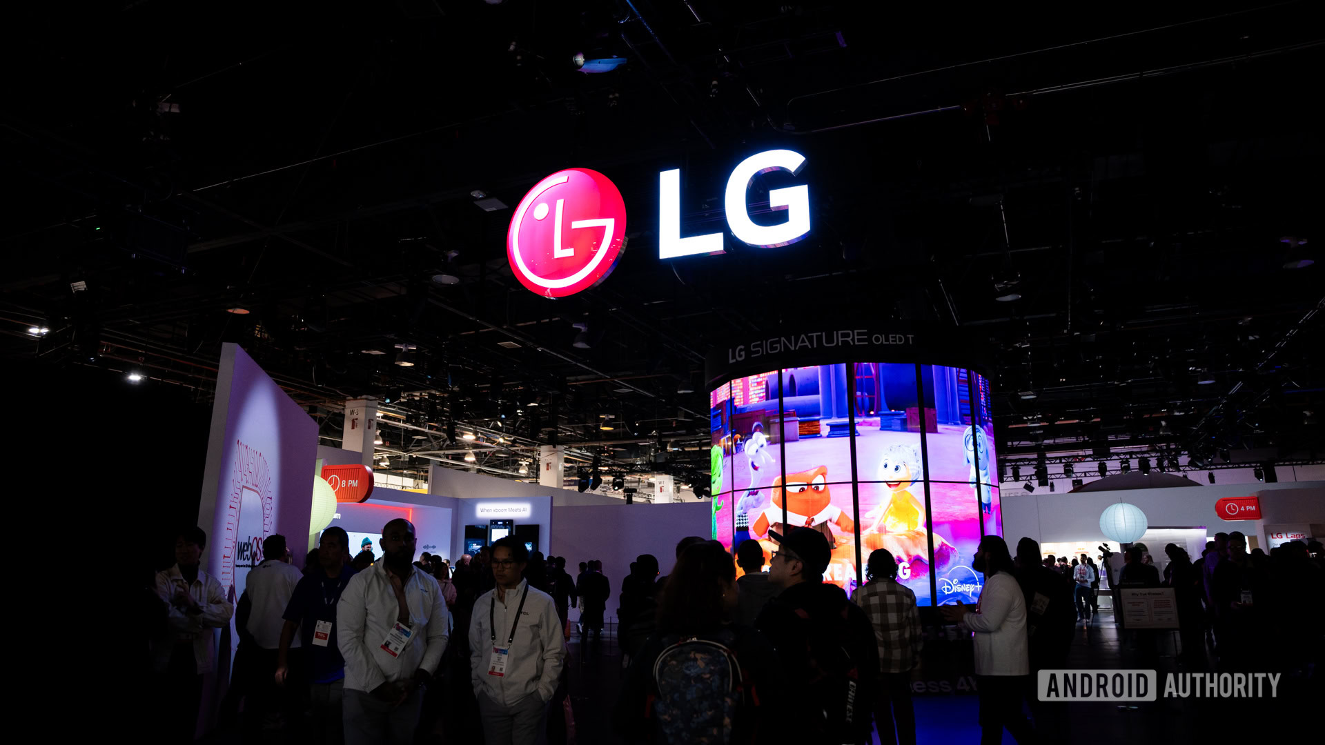 LG logo at CES 2025 Stock photo