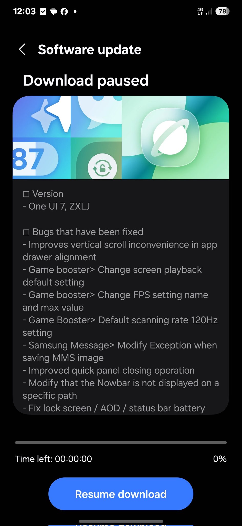 One UI 7 Beta 3 downloading