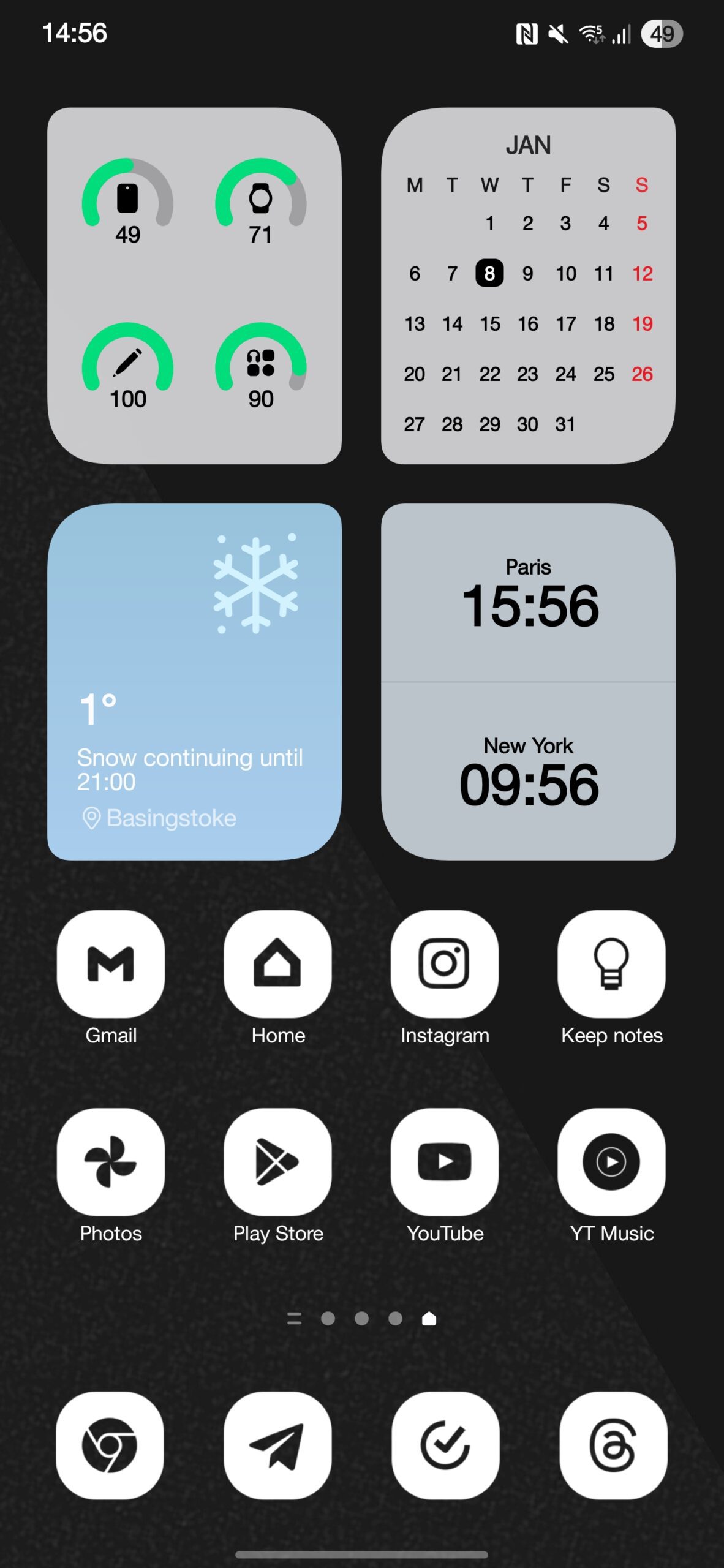 One UI 7 widget setups (3)