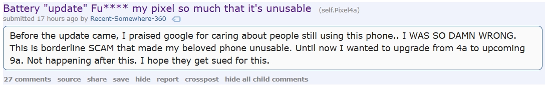 Pixel 4a battery problems (5)