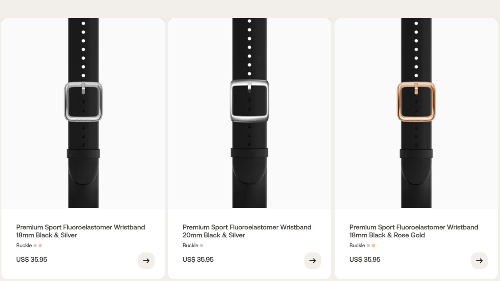 Withings Watch Bands Fluoroelastomer