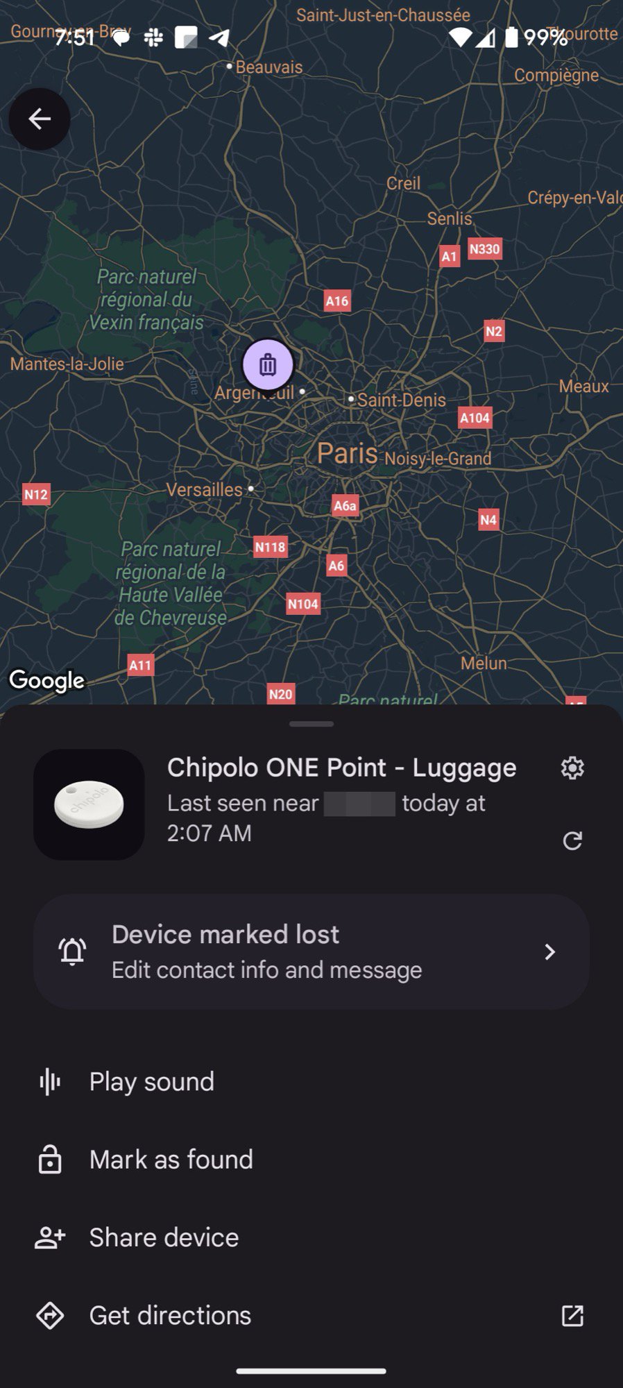 bluetooth trackers test 3 lost paris chipolo google find my device 4