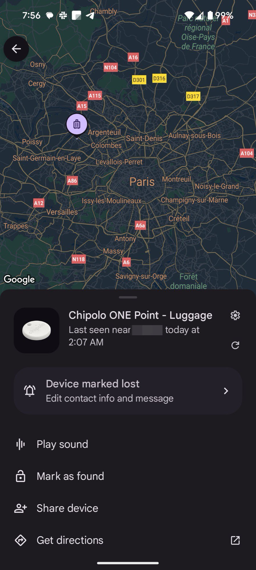 bluetooth trackers test 3 lost paris chipolo google find my device 5