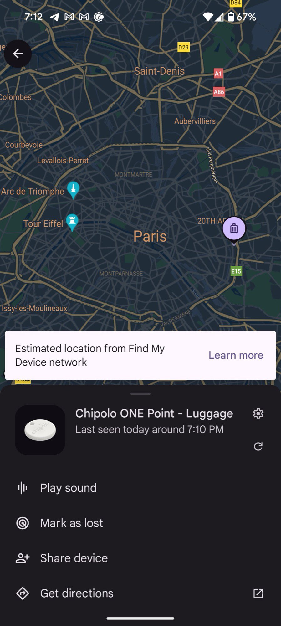 bluetooth trackers test 4 lost google find my device chipolo one point