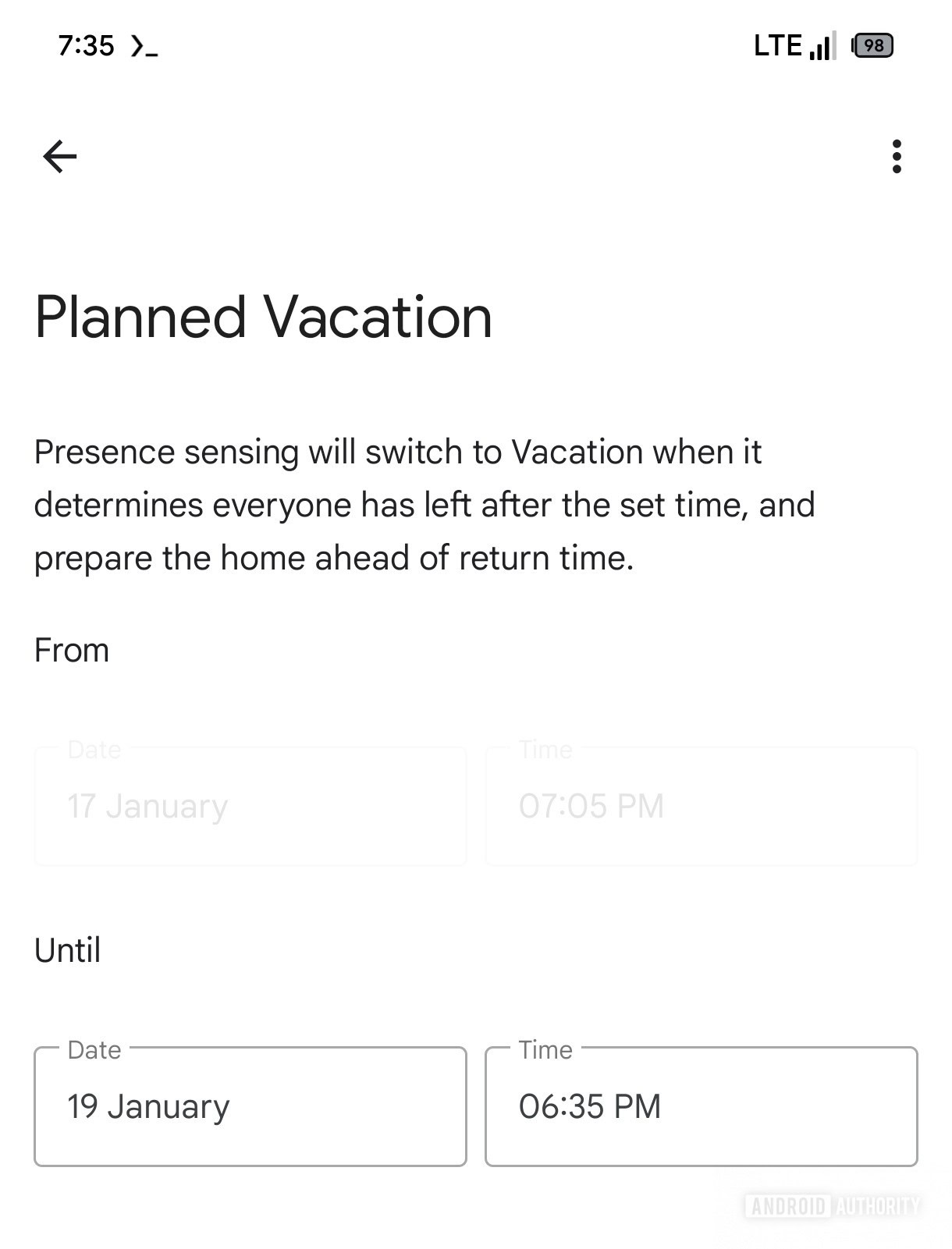 google home vacation 4