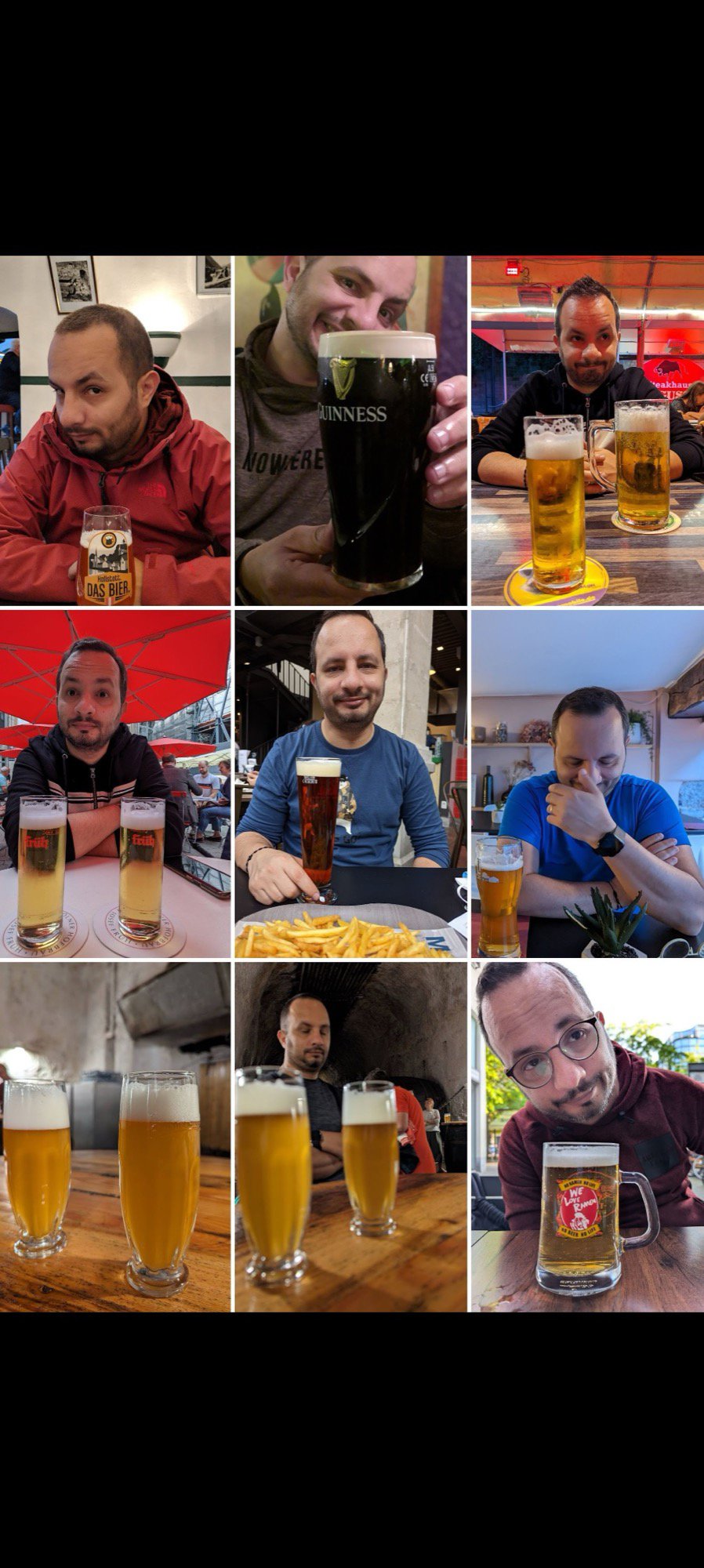 google photos memories screenshot collage 3