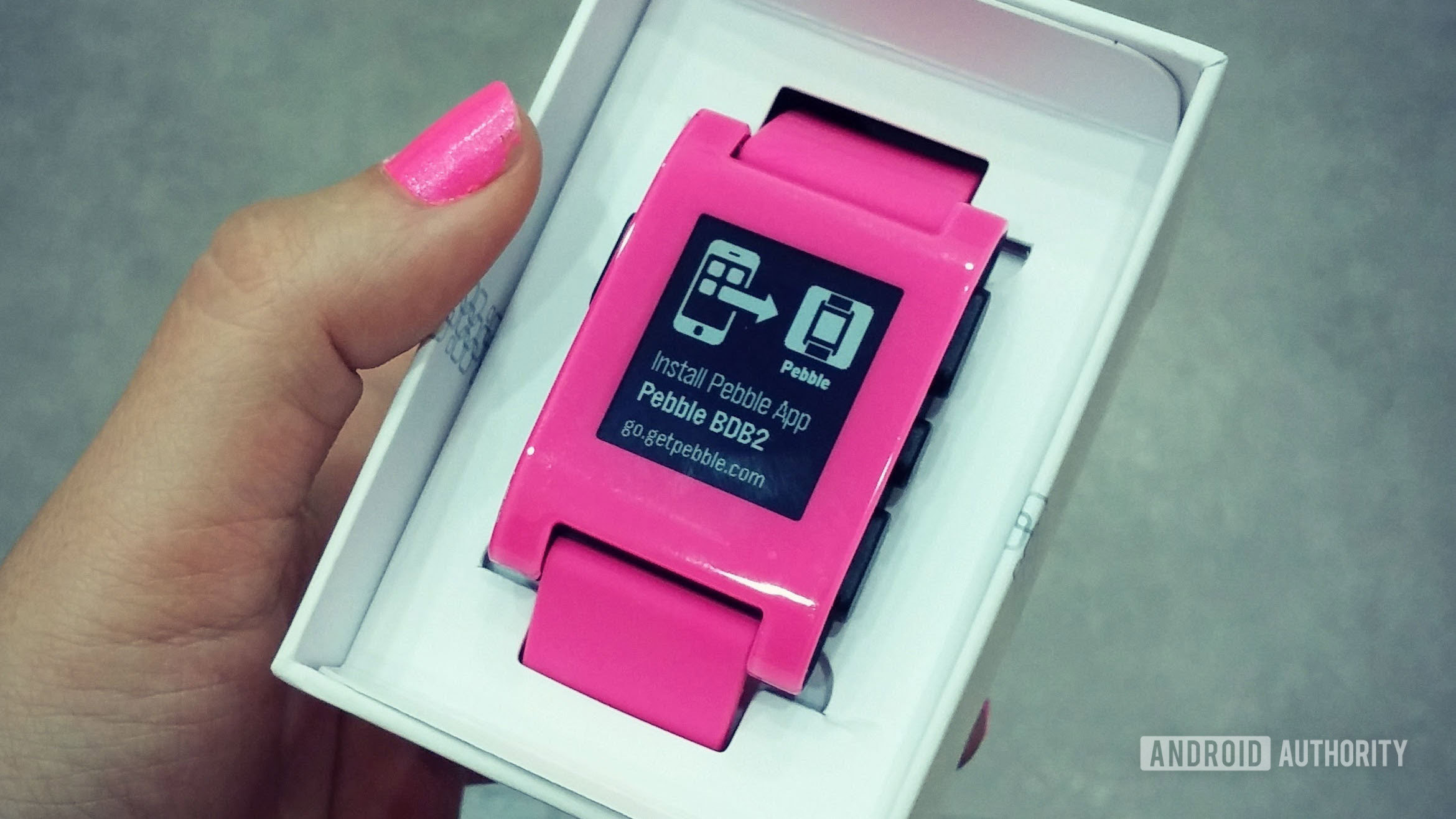 Pebble assistir rosa