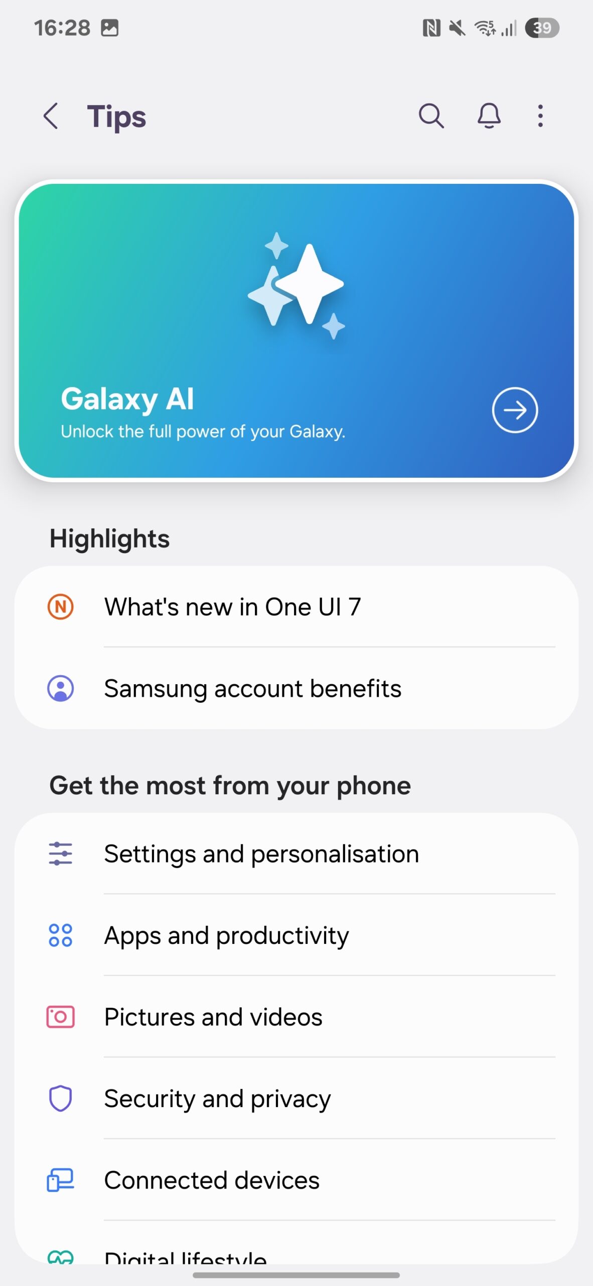 samsung one ui 7 tips app 1