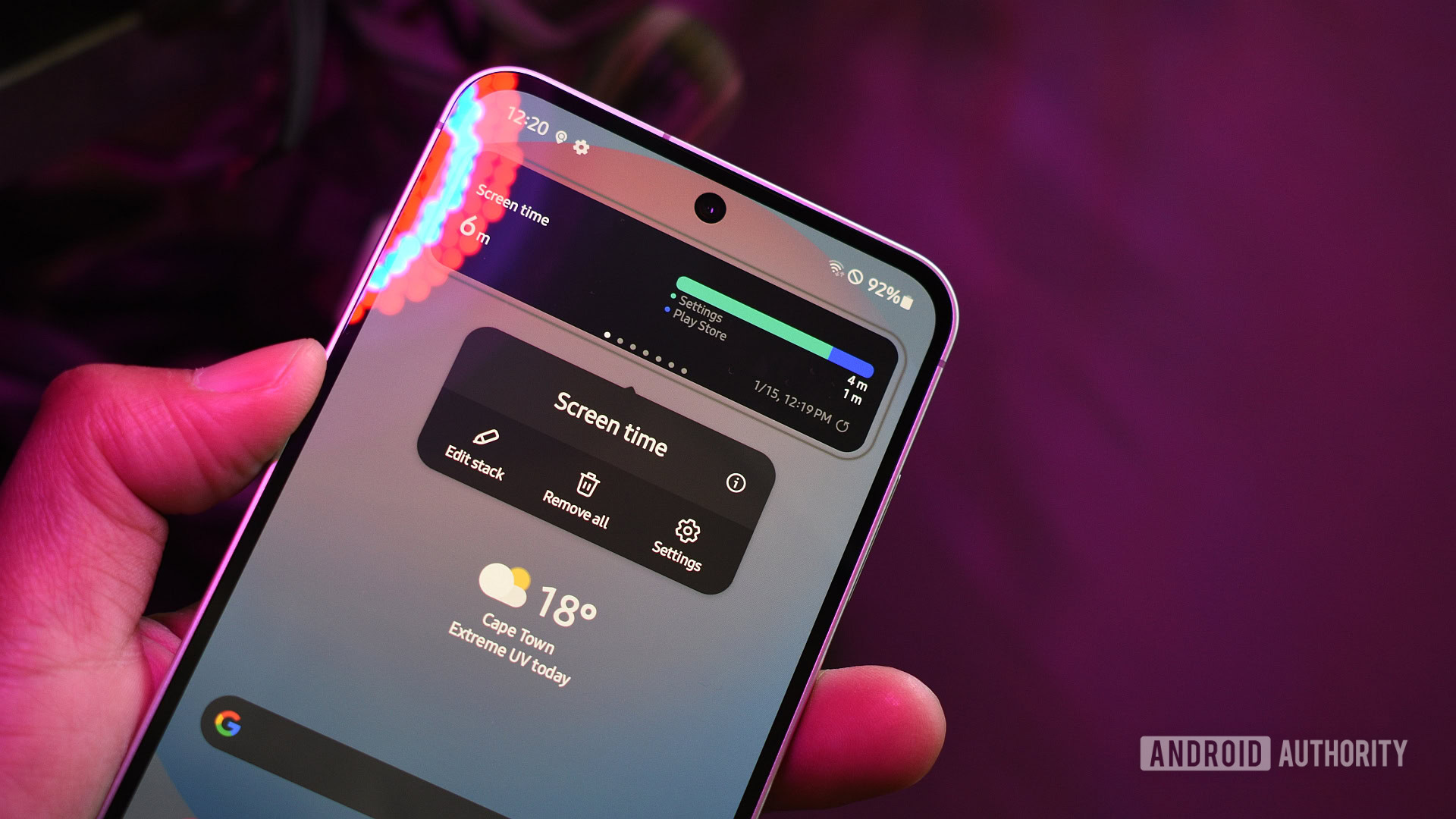 samsung one ui widget stacking 2