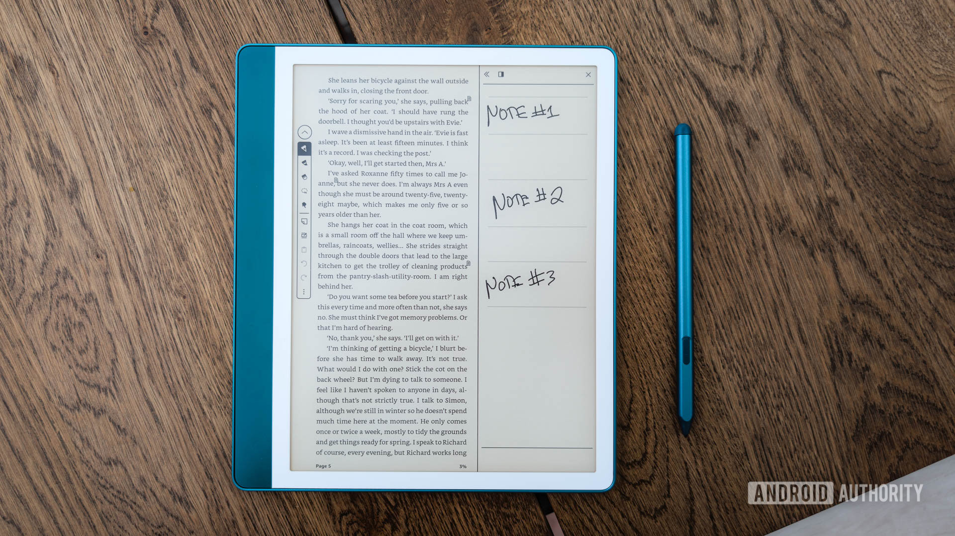 Amazon Kindle Scribe (2024) Active Canvas Margin Notes