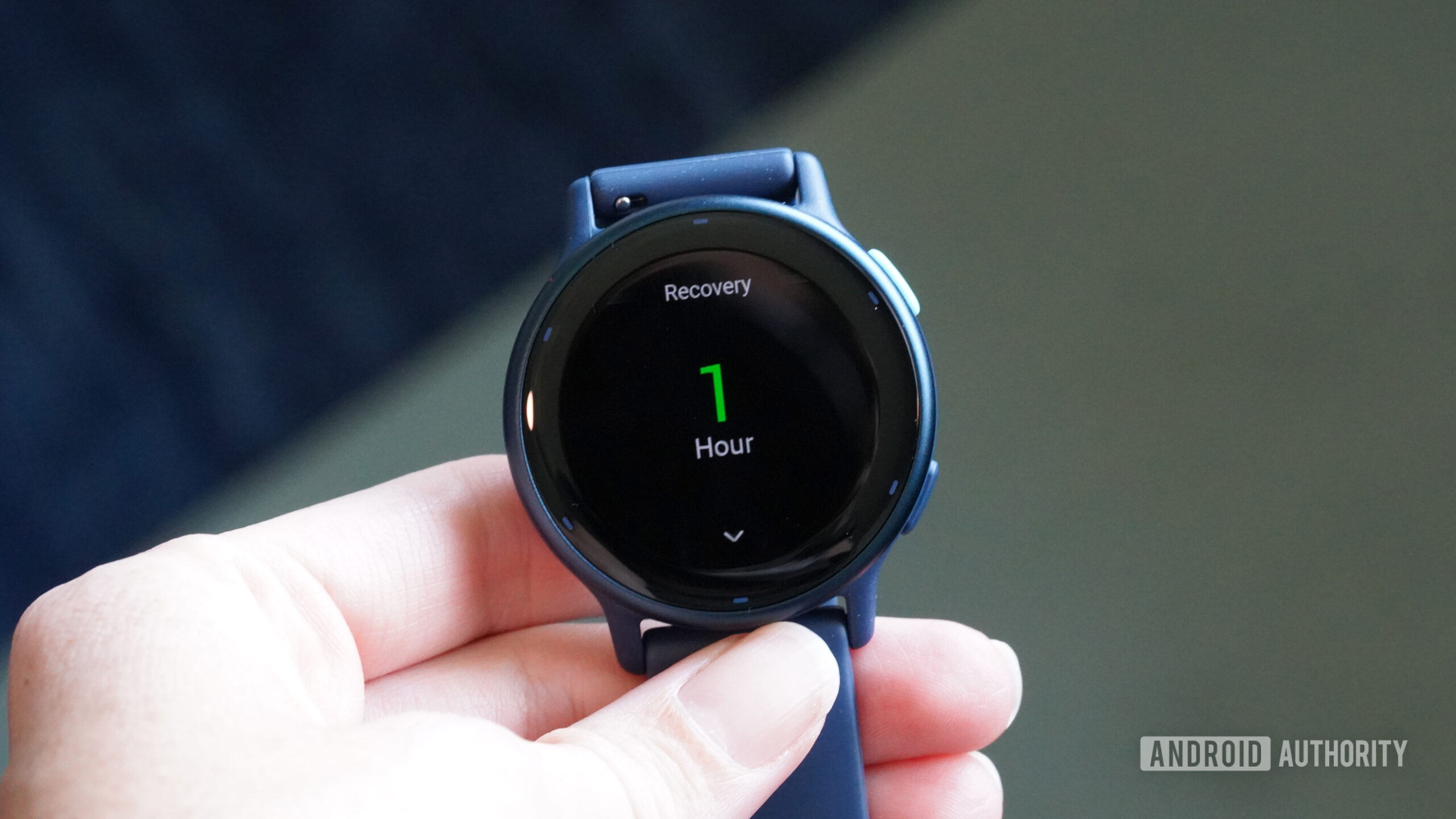 Pelatih Garmin menyarankan 1 jam pemulihan pada pengguna Vivoactive 5.