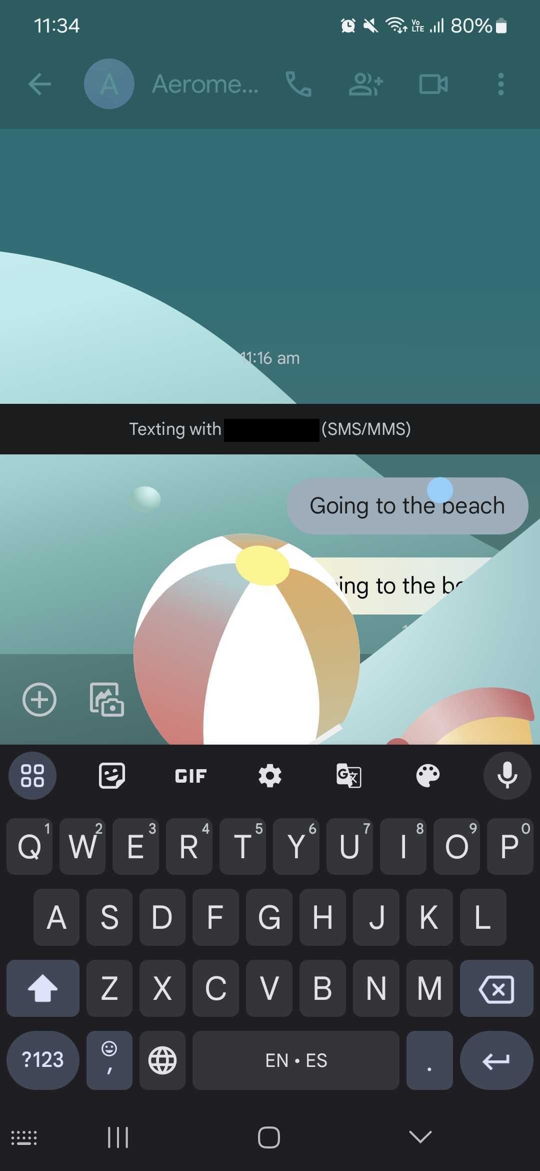 Google Messages Screen Effects Going to the Beach