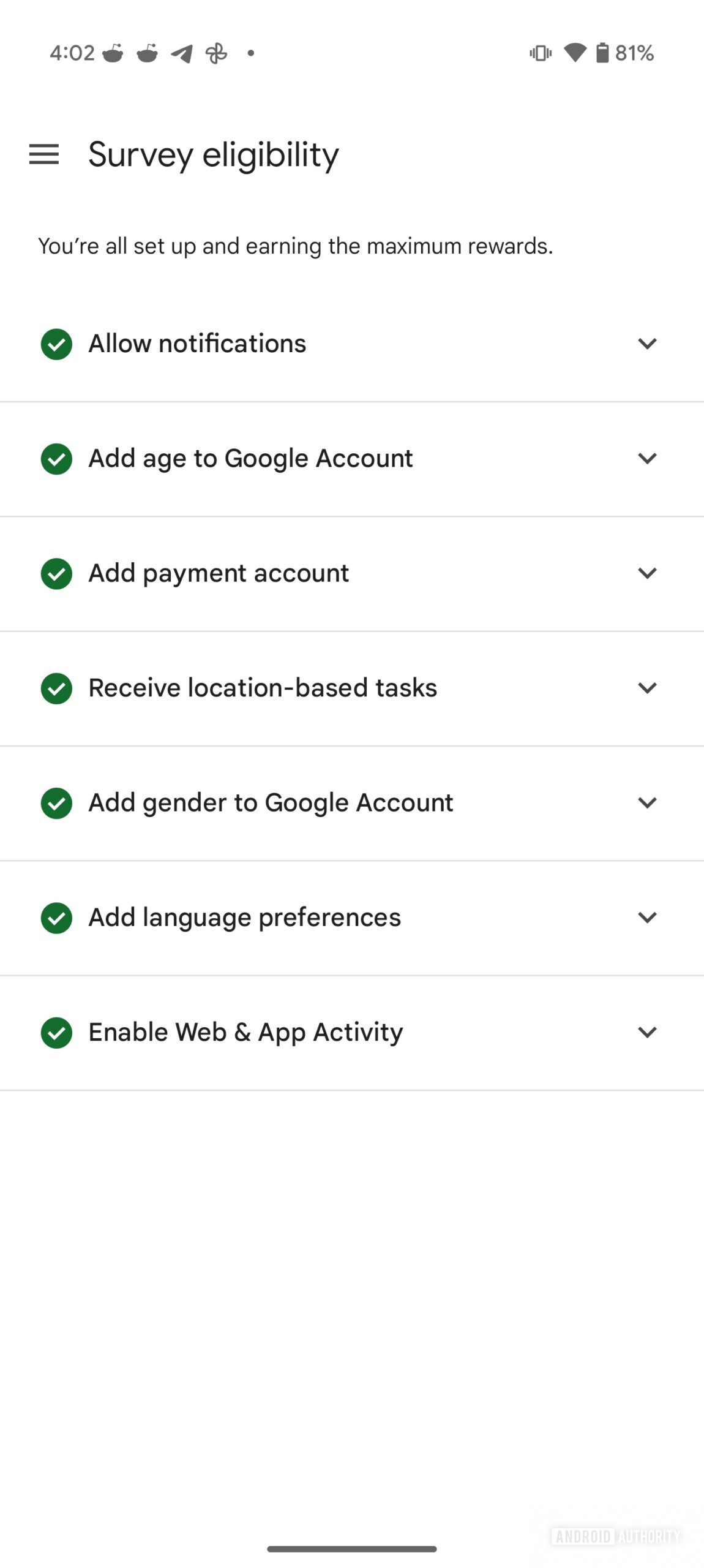 Google idea rewards are old