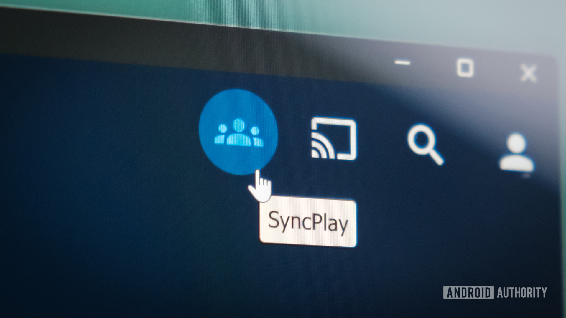 Jellyfin SyncPlay button