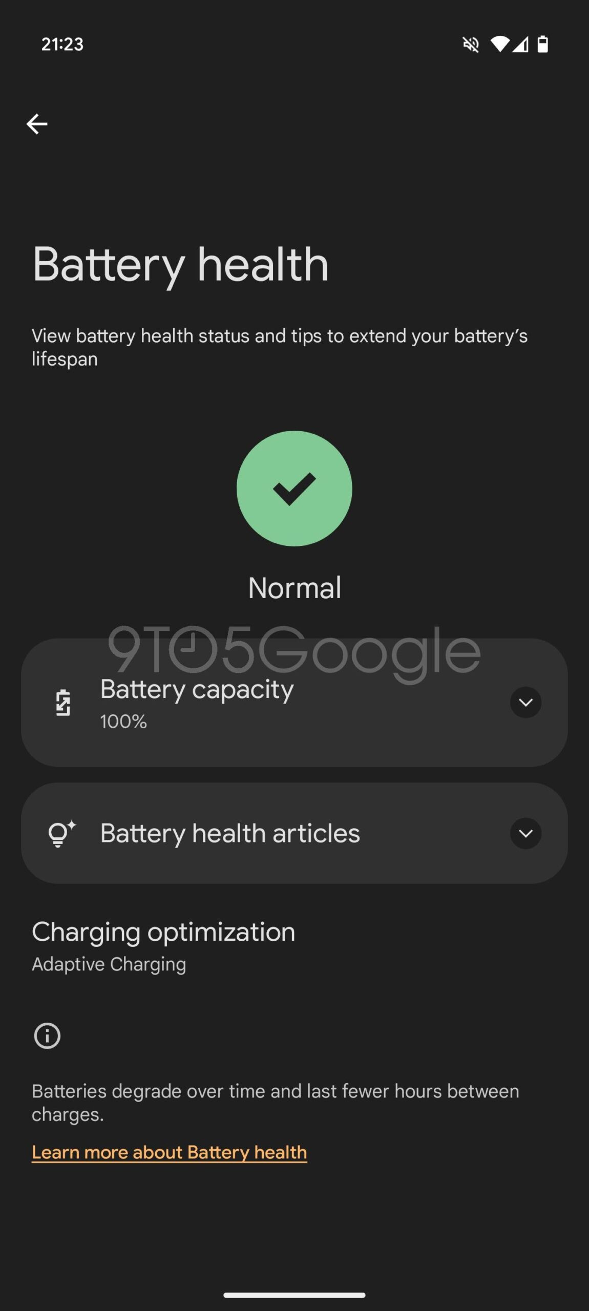 Pixel battery health Android 16 beta 2 9to5Google