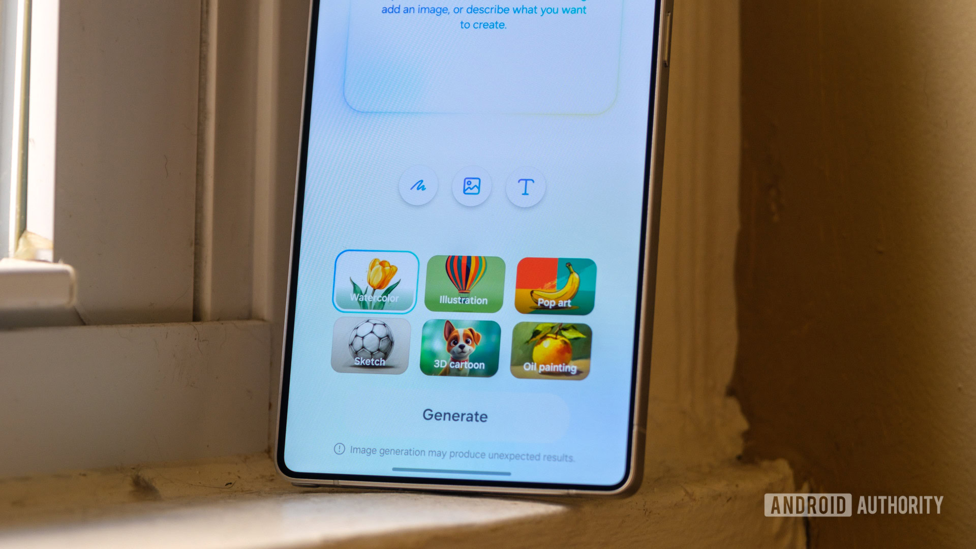 Samsung Galaxy S25 Drawing Assist options