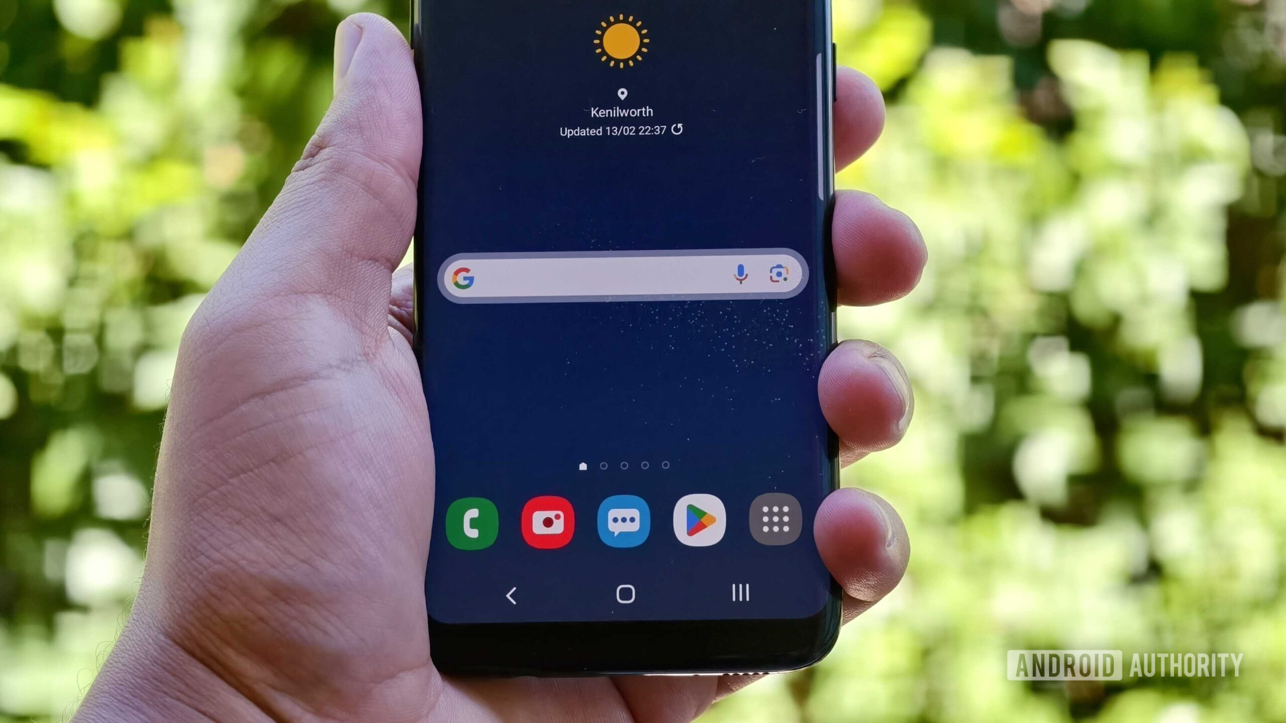 Samsung Galaxy S8 display