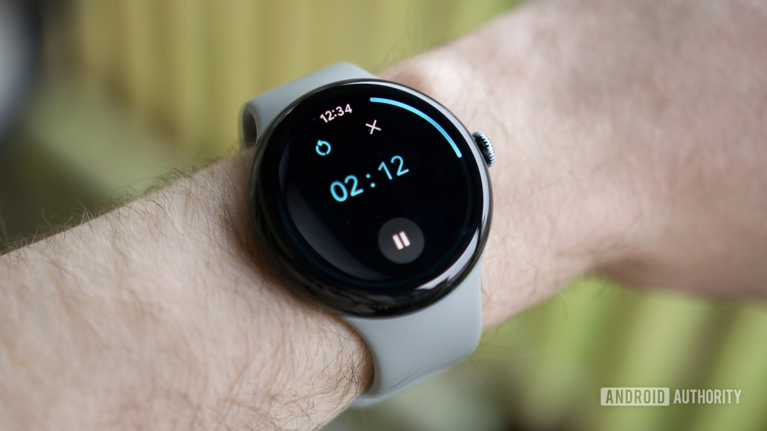 google pixel watch active timer