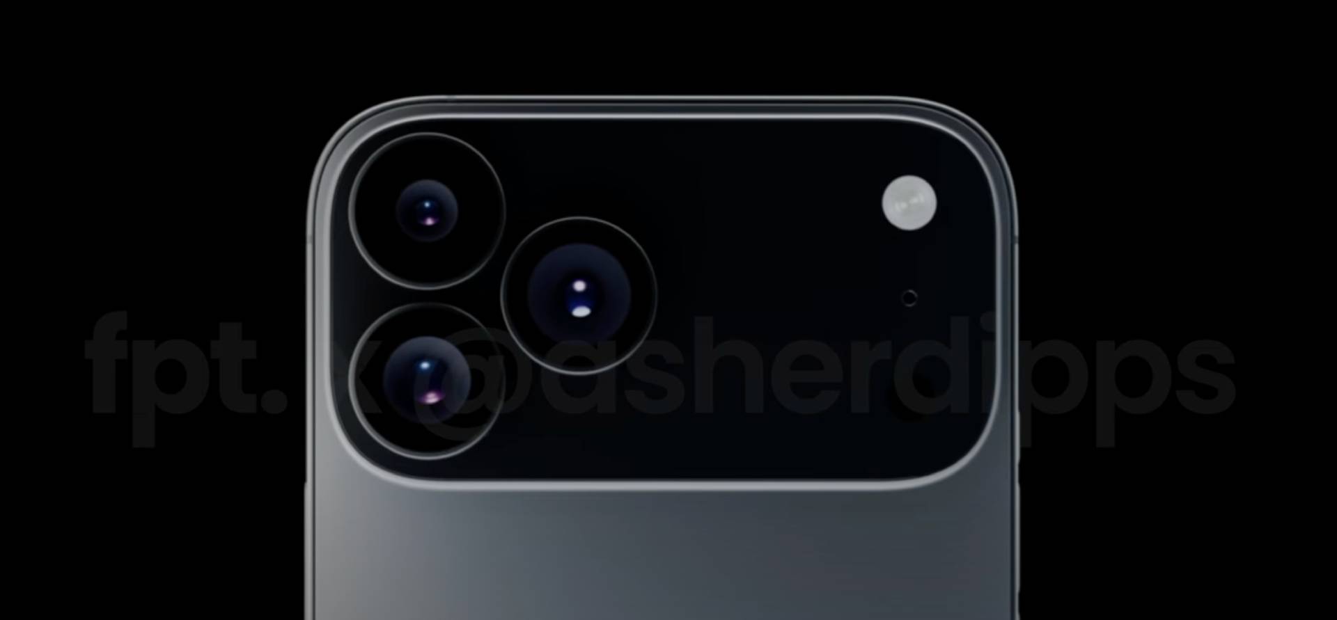 iPhone 17 Pro Camera Island Render FPT