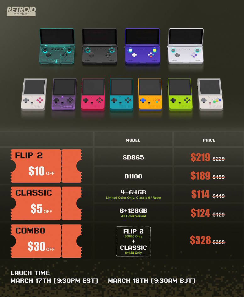 Retroid Pocket flip 2 classic pricing