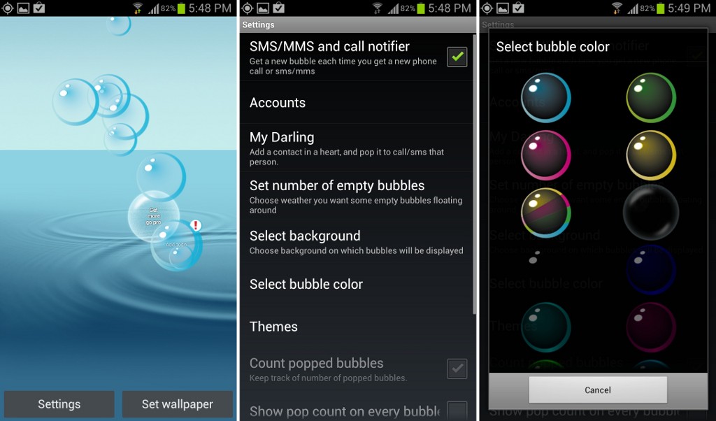 Samsung Galaxy S3 - Live Wallpapers 
